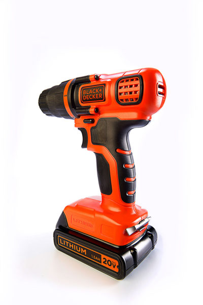 Black and Decker Lithium powered drill