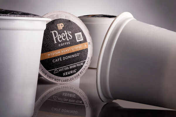close-up of Peet's Café Domingo Coffee Pods