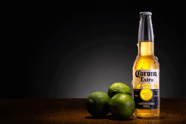 Corona Extra Beer with limes