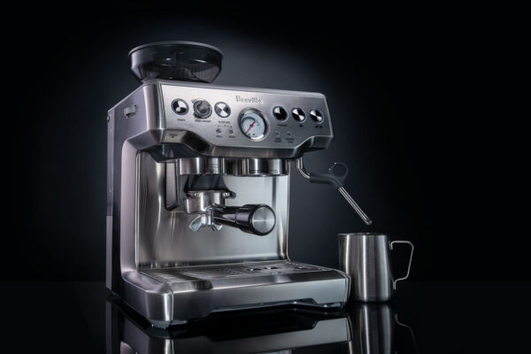 Breville Barista Express stainless steel espresso machine