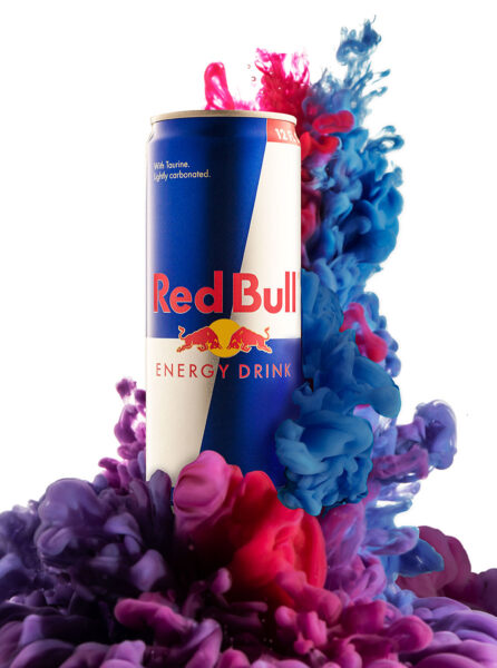 Red Bull product shot